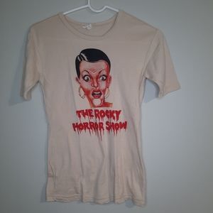RARE! HTF! Vintage 70s The Rocky Horror Picture Show Movie Promo T-Shirt Size M